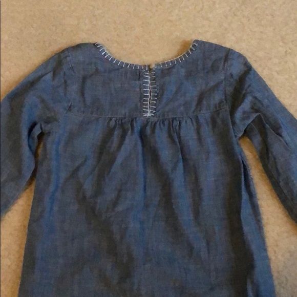 GAP Chambray 3/4 sleeve dress - Picture 3 of 4